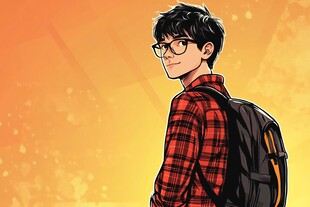 萝莉社漫画知识栏目讲解条漫阅读顺序与排版常识的示意图